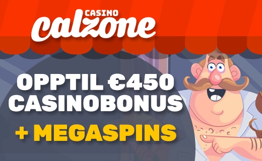Hent dine innbakte bonuser hos Casino Calzone! Calzone