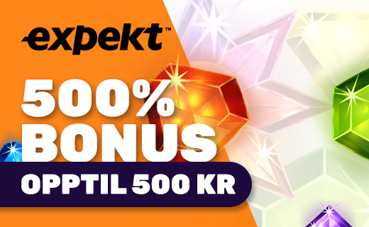 Hent 500 % innskuddsbonus hos Expekt casino! Expekt
