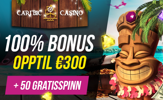 Nå er det karibisk bonusfest hos Caribic Casino! Caribic casino
