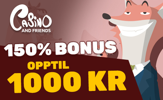 Hent plenty av bonuskroner hos CasinoAndFriends! CasinoAndFriends