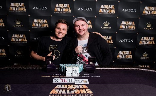 Aussie Millions vunnet av norske Jon Kyte og New Zealands Daniel Smith Jon kyte