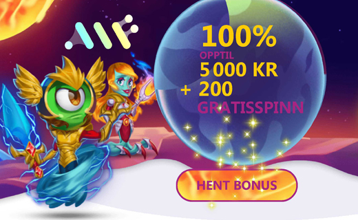 AlfCasino: Få 200 free spins & 5 000 bonuskroner Alf casino bonus