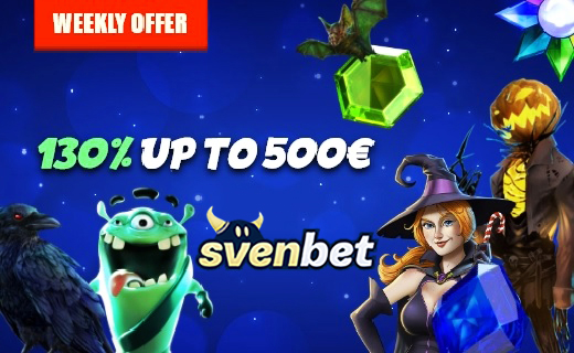 Svenbet med stor Halloween-bonus og free spins! Svenbet casino bonus 520x320 1