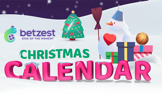 Betzest: daglige julekalender-tilbud på oddsen! Betzest christmas bonus