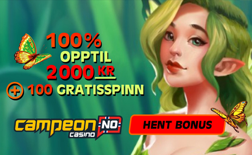 CampeonNO gir bort 2K bonus + 100 free spins! Campeonno casino bonus