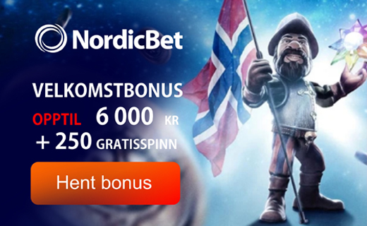 NordicBet deler ut 250 free spins & 6K i bonus! Nordicbet casino bonus