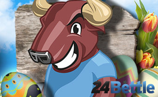 Feir påska hos 24Bettle og vinn bonus & free spins 24Bettle easterbonus