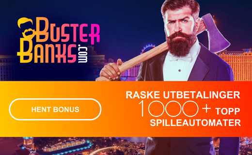 Buster Banks tilbyr over 300 millioner i jackpoter Buster banks casinobonus