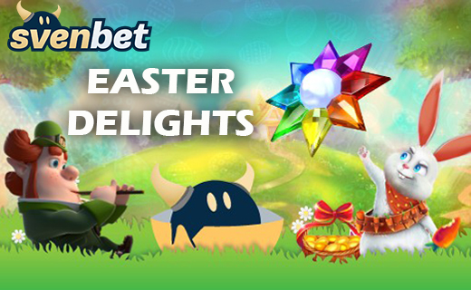 Svenbet deler ut 7 bonuser verdt 15K hver i påska! Svenbet easterbonus