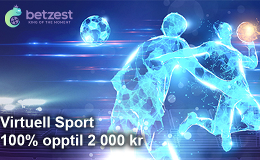 Betzest deler ut 2 000 kr daglig gjennom hele mai! Betzest virtuell sport