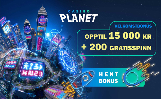 Casino Planet: Enorm velkomstpakke til nykommere! Casino planet bonus
