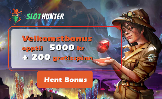 SlotHunter deler ut 200 free spins & €500 i bonus! Slot hunter casinobonus