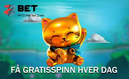 22Bet deler ut free spins på nye spill hver dag! 22bet gratisspinn hver dag