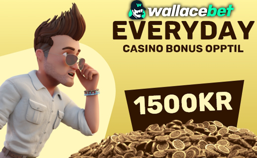 Wallacebet: 4 x 25 % påfyllsbonus hver eneste uke Wallacabet everyday bonus