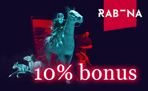 Kampanjebonus hos Rabona: 10 % på virtuelle spill! Rabona virtual sport bonus