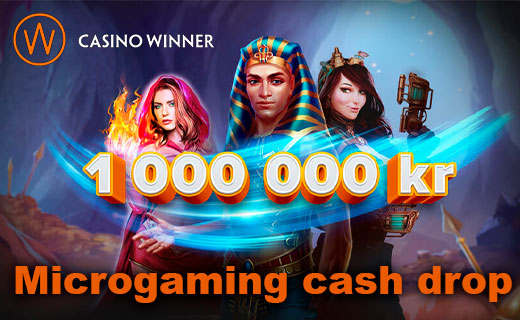 Casino Winner: Cash Drops verdt 1 million skal ut! Casino winner tilbud